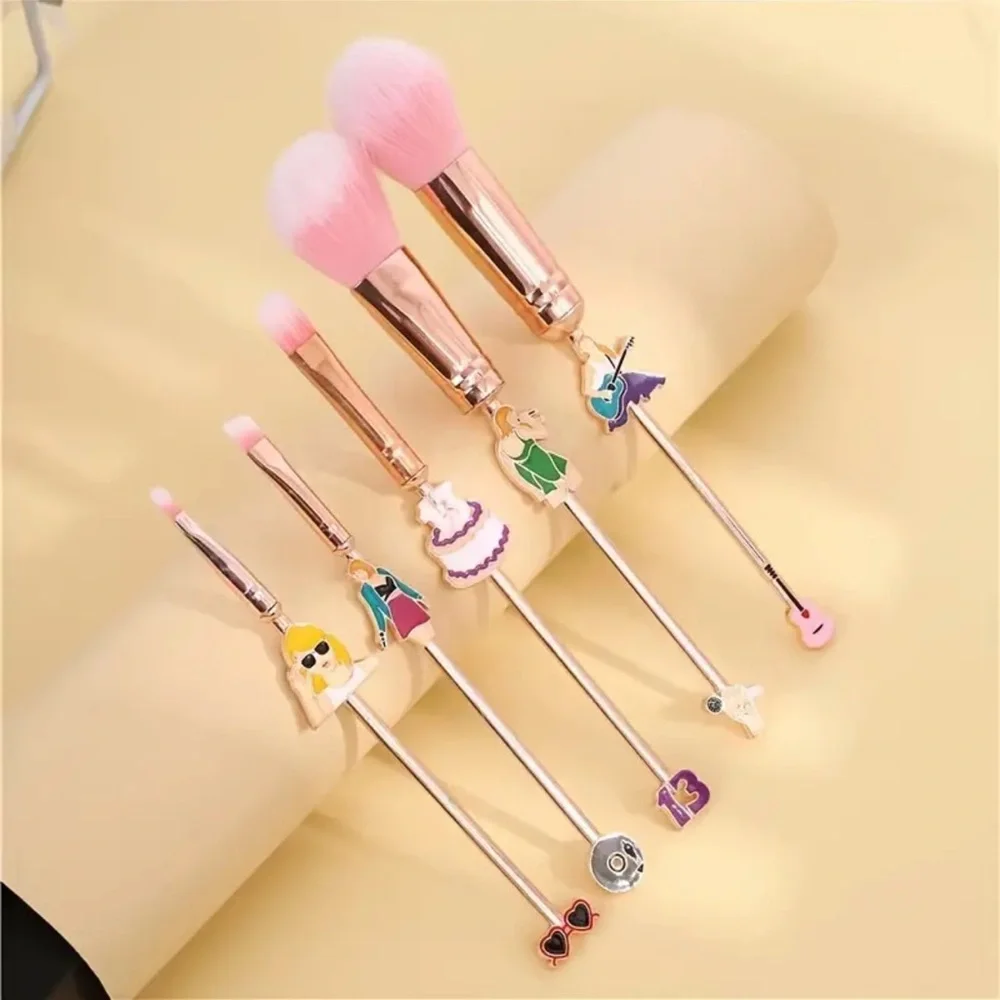 Taylor Swift Makeup Brushes, 5 Piece Taylor Swift Makeup Brush Set